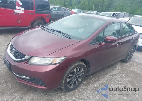 2014 Honda Civic Ex from USA, damaged, VIN 19XFB2F88EE208672